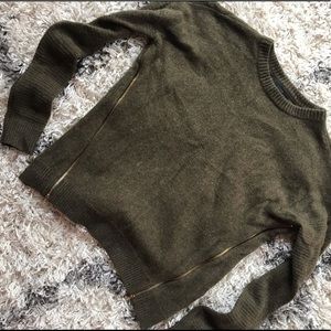J. Crew | Wool Olive Sweater